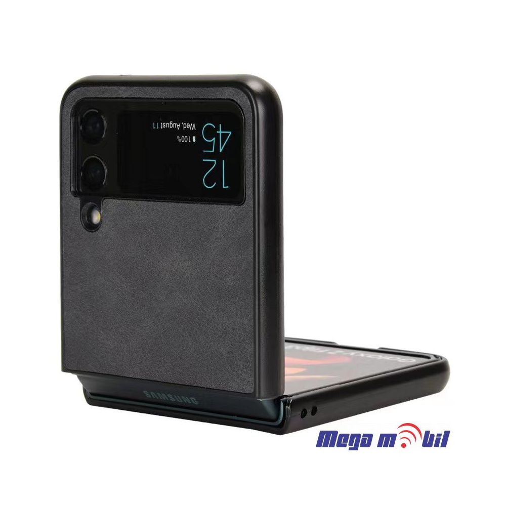 Futrola Samsung Galaxy Z Flip 4 Aline Leather blue (predna i zadna)
